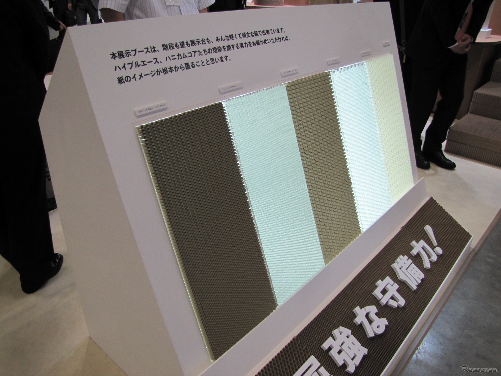 人とくるまのテクノロジー展2012　王子製紙