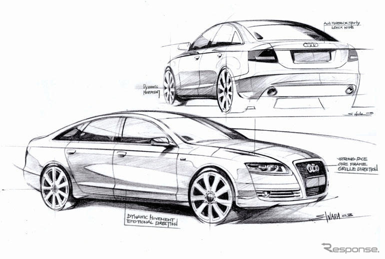 【新型アウディA6発表】LESS design is MORE design