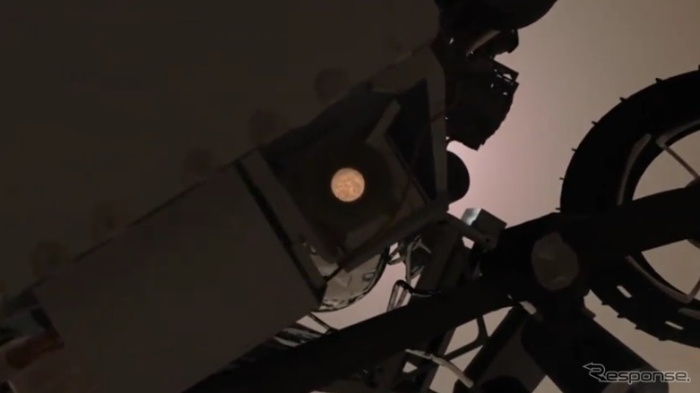 探査機キュリオシティ火星到着のイメージ動画キャプチャ