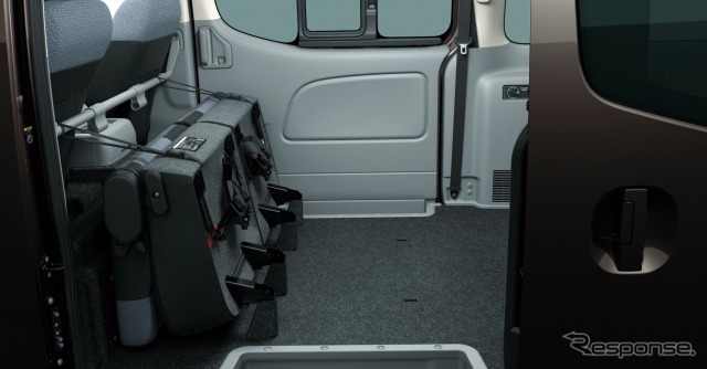日産・NV350キャラバン バン プレミアムGX 5人乗り 低床 荷室スペース
