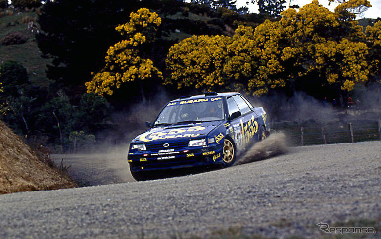 【スバルWRC歴代　写真蔵】1993レガシィRS　ニュージーランド・ラリー車
