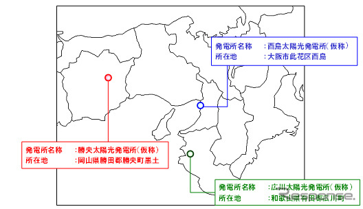 大阪ガスが計画している大規模太陽光発電所の予定地