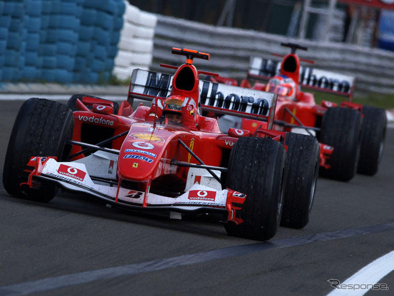 【F1ハンガリーGP】決勝…シューマッハ＆フェラーリ、苦手どころか圧倒