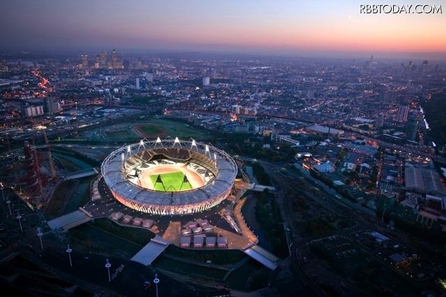 ロンドンのオリンピックスタジアム