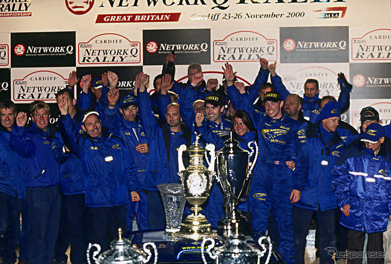 【スバルWRC歴代　写真蔵】2000インプレッサ WRC2000　英国・ラリー車