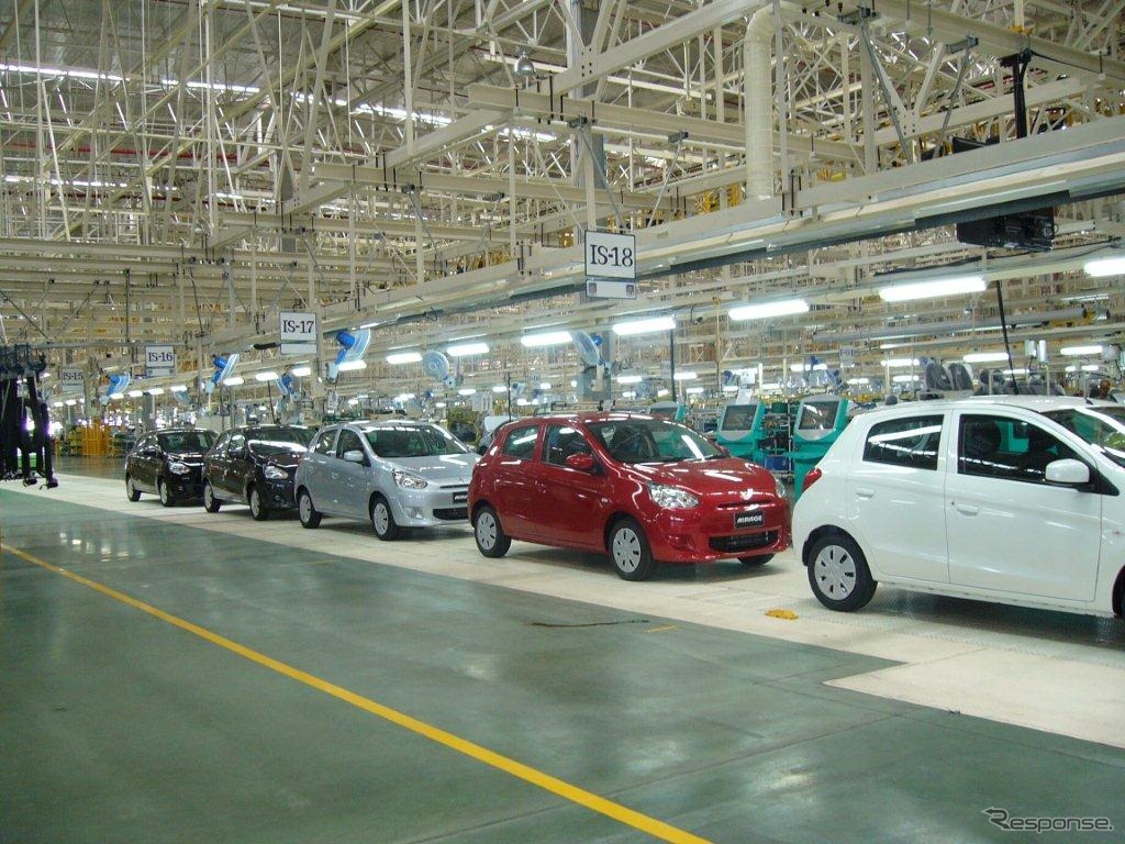 三菱ミラージュ MMThラムチャバン工場
