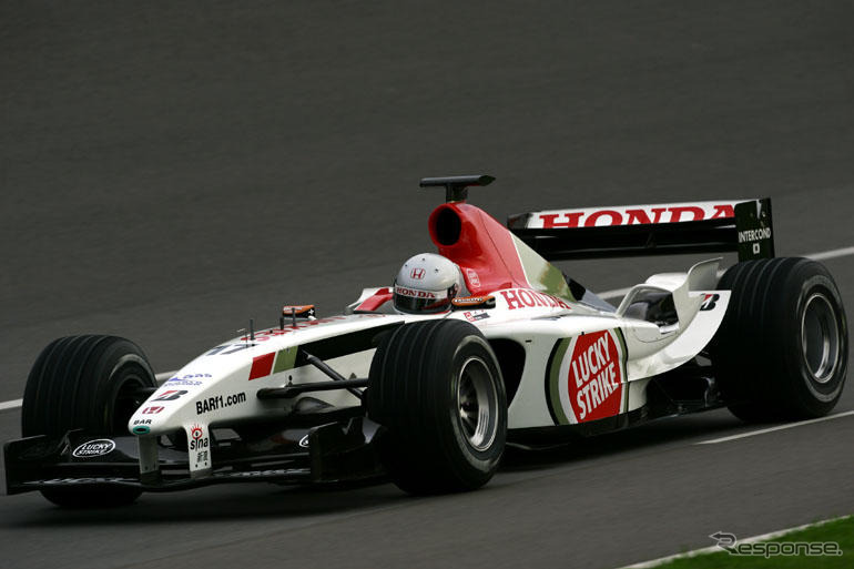 【ホンダミーティング】疾走写真蔵…福井社長、F1マシンをドライブ!!