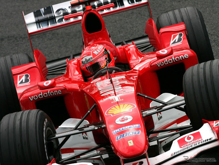 フェラーリのオンラインストア、抽選で2005年マシンの…