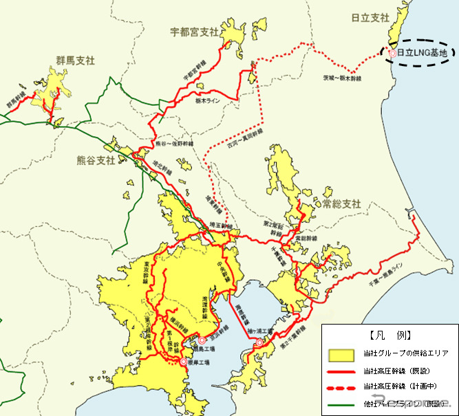 東京ガス・日立LNG基地