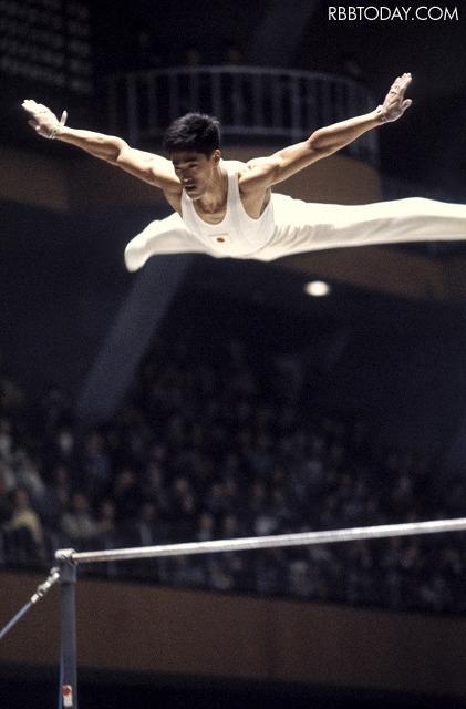 個人総合金メダルの遠藤幸雄