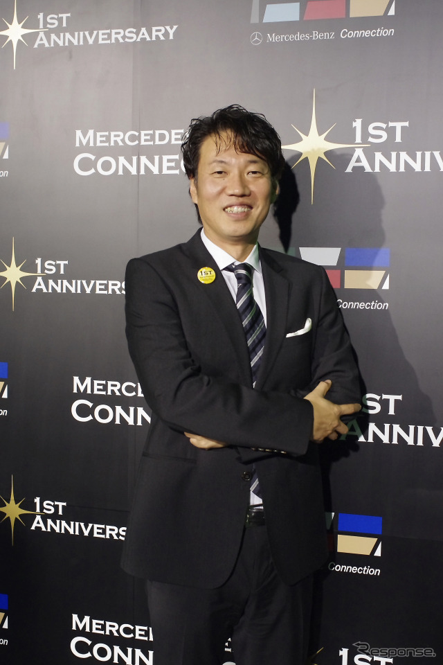 メルセデスベンツ コネクション1周年記念パーティーのようす