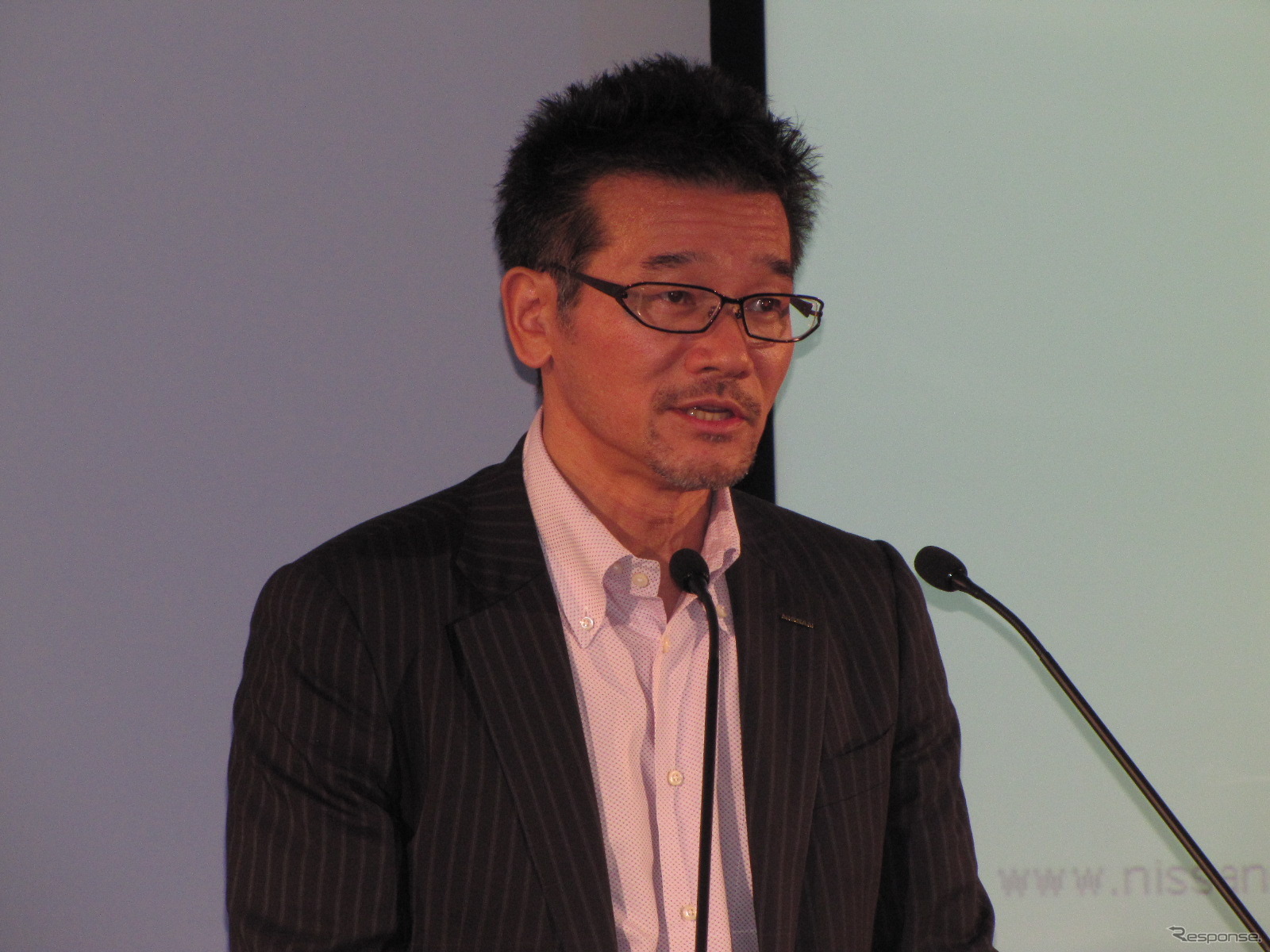日産12年度第1四半期決算会見　田川丈二執行役員