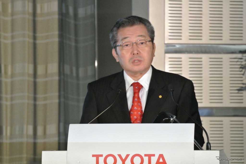 トヨタ自動車第1四半期決算会見（2012年）