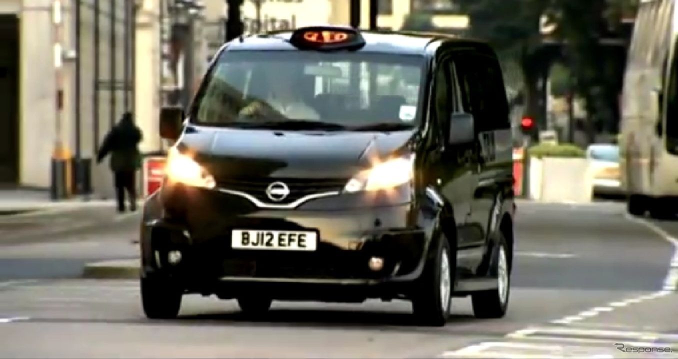 日産NV200バネットのロンドンタクシー仕様、通称「ブラックキャブ」