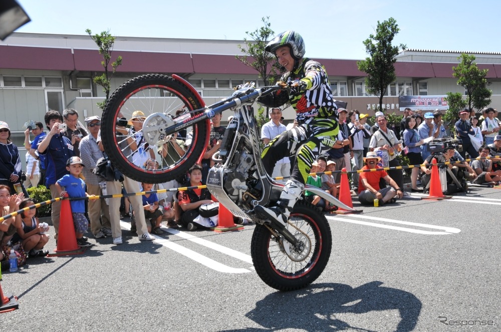 トライアル国際A級スーパークラスライダーの小川友幸選手