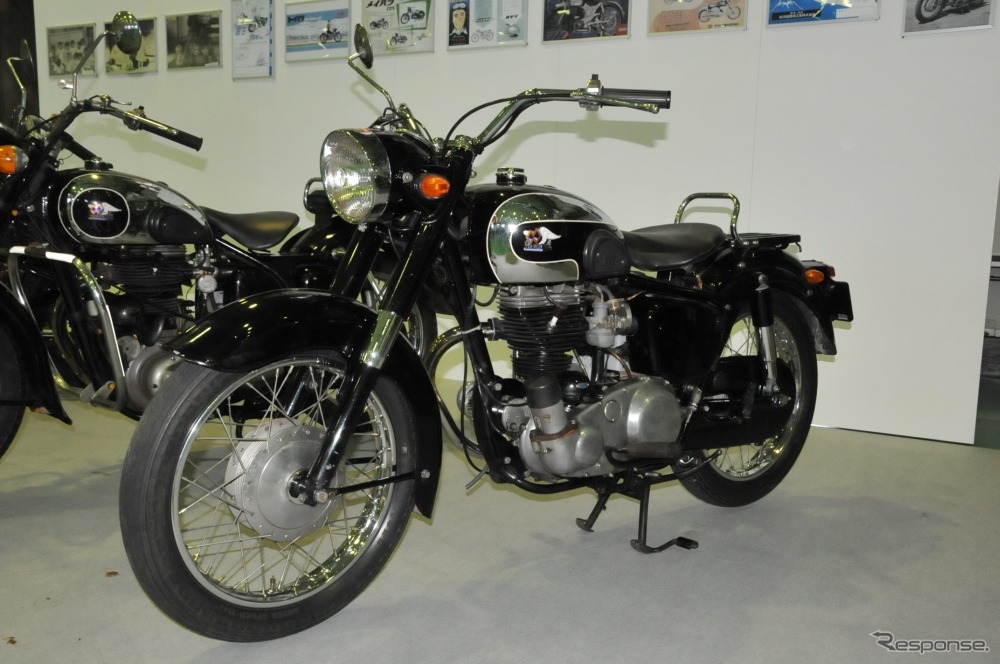 1964年 メグロ ジュニア S8（250cc）。単気筒OHVエンジンを搭載