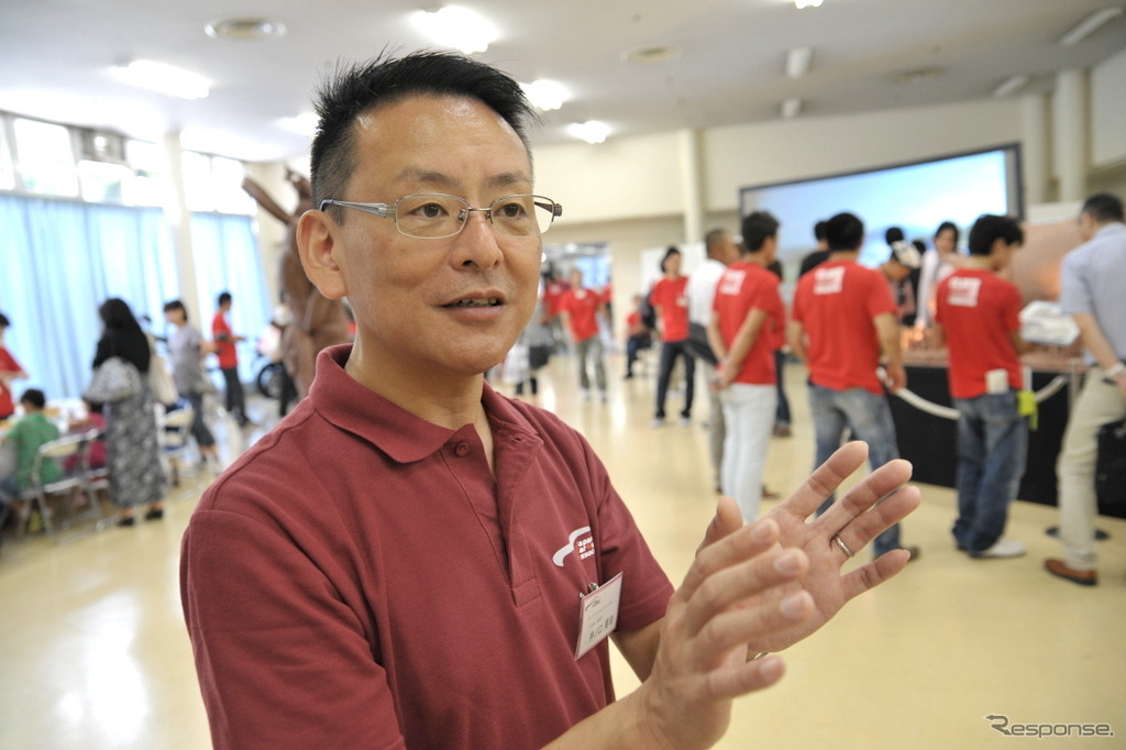 日本カーモデラー協会会長の井ノ口晃司氏