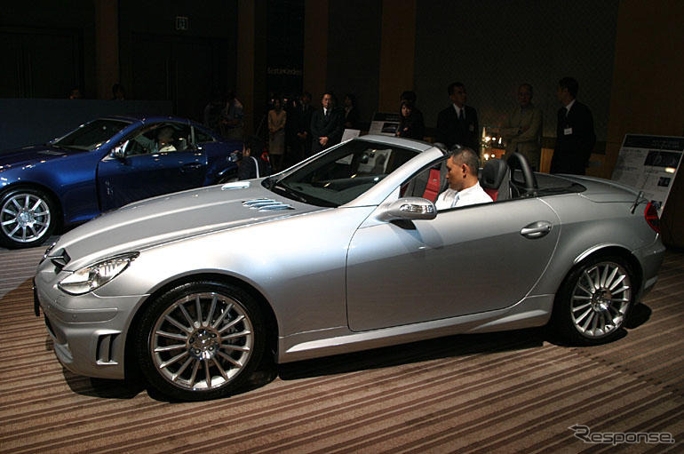 【メルセデスベンツ SLK新型発表】トランジスタ・グラマーなお嬢さん