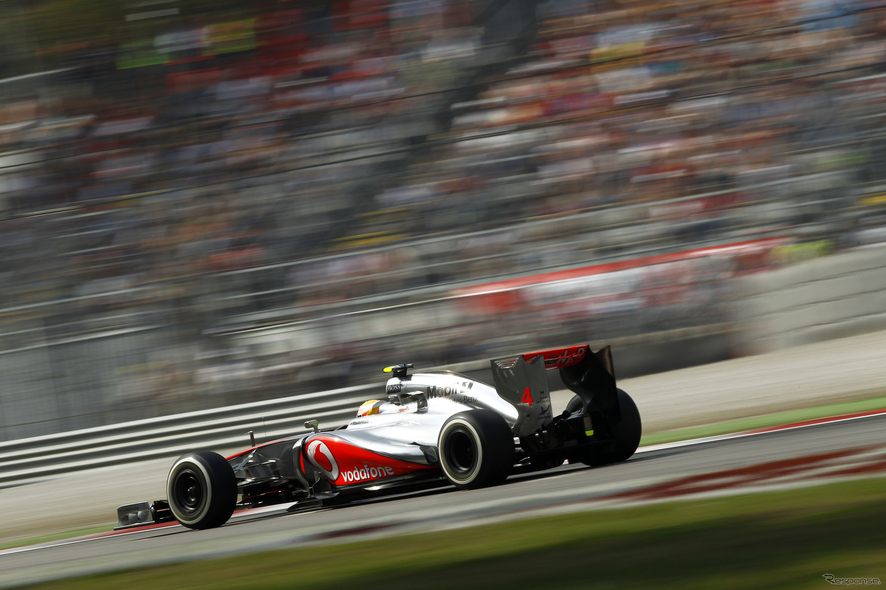 マクラーレンのルイス・ハミルトン（2012年 イタリアGP）
