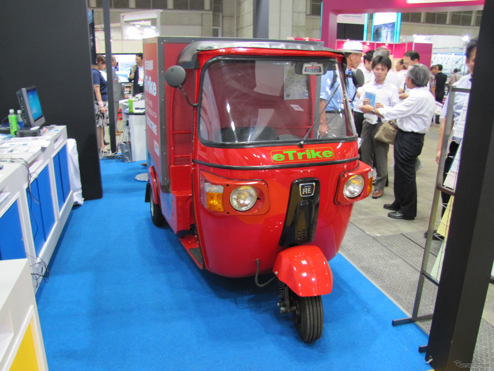 国際物流総合展12　日本ヴューテック　三輪電気自動車『エレクトライク』