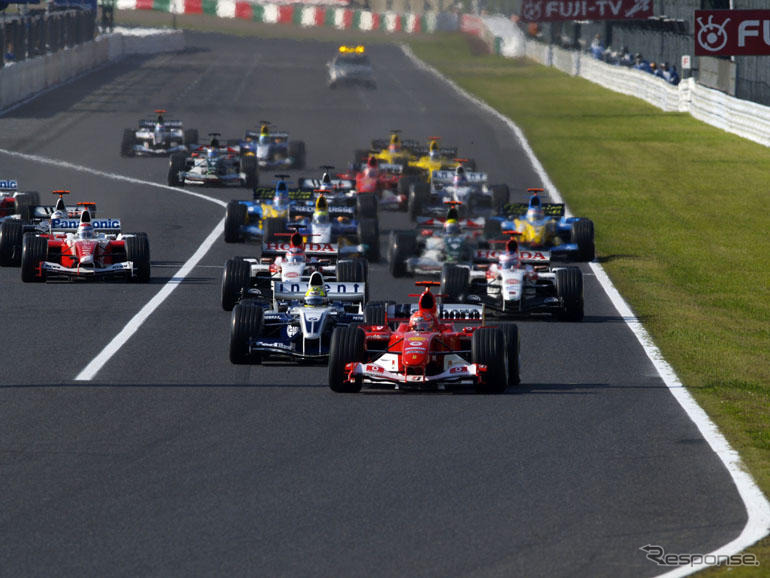 【F1日本GP】決勝…シューマッハ、85分のワンマンショー