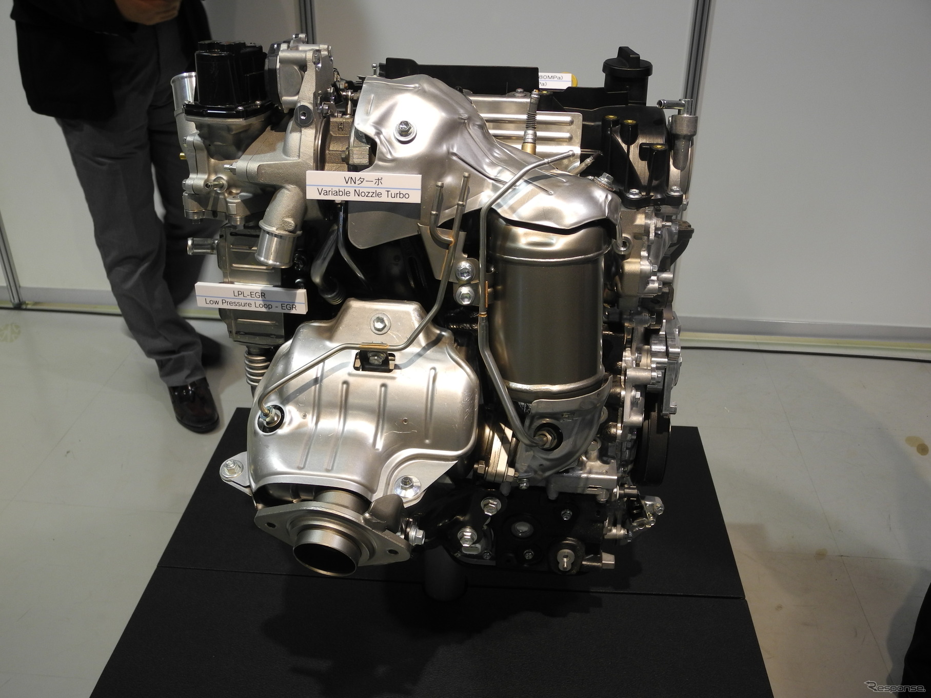 トヨタ環境技術説明会　乗用車用1.4Lディーゼルエンジン　
