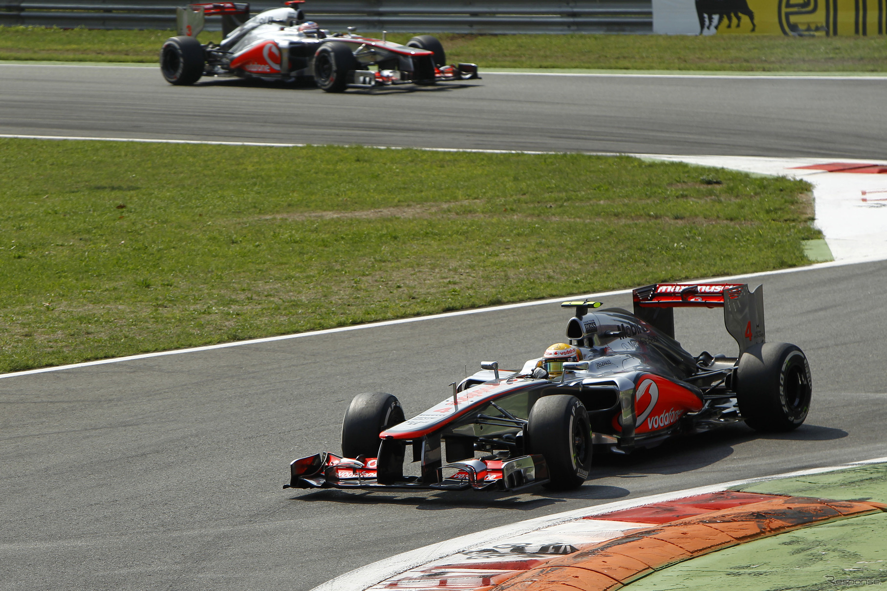 マクラーレンのルイス・ハミルトン（2012年イタリアGP）