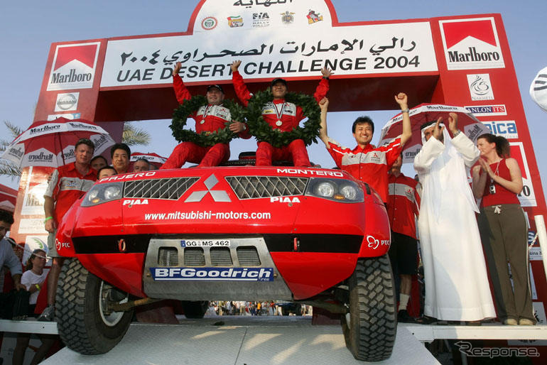 【クロスカントリー UAE】三菱増岡優勝、日産ドメビウス2位…パリダカ前哨