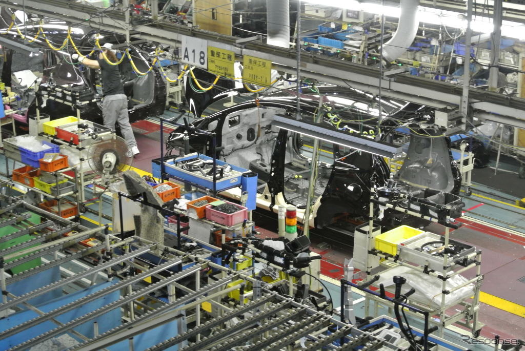 日産自動車九州、生産ライン