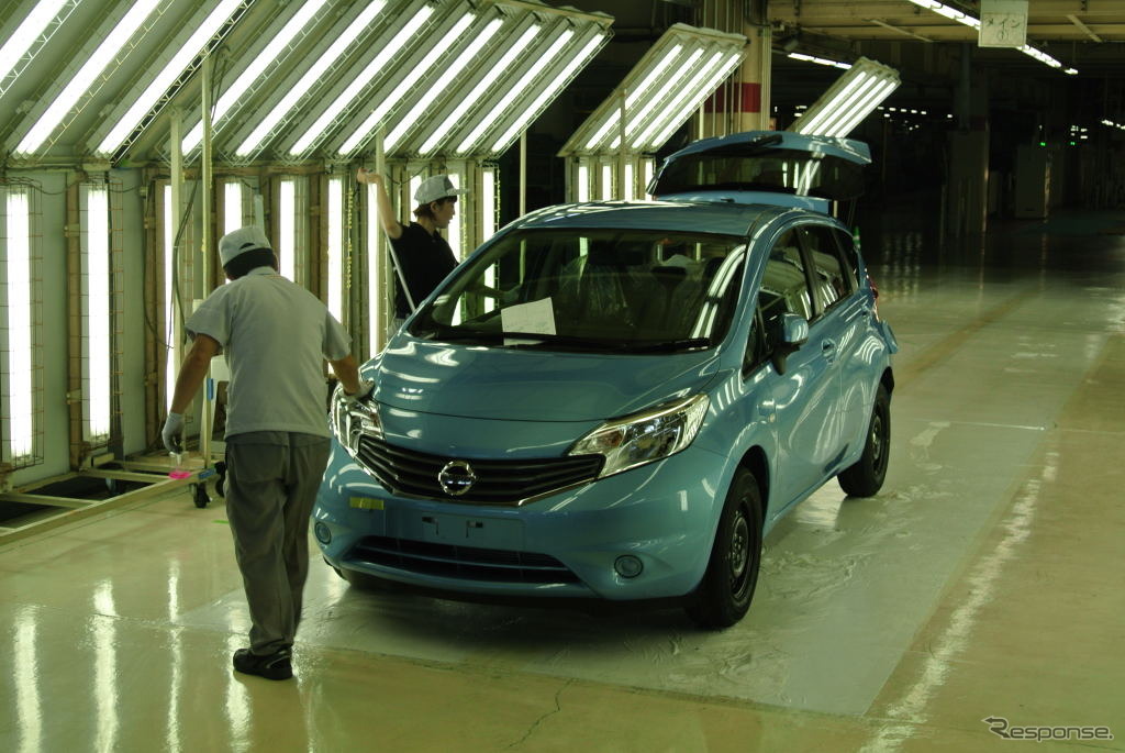 日産自動車九州、生産ライン