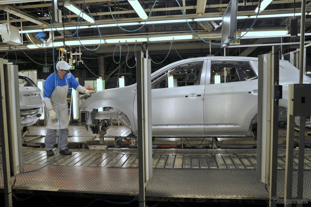 日産自動車九州、生産ライン