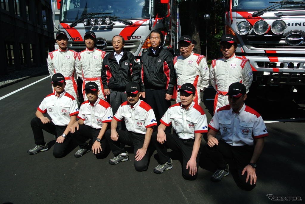 日野チームスガワラ ダカールラリー参戦会見