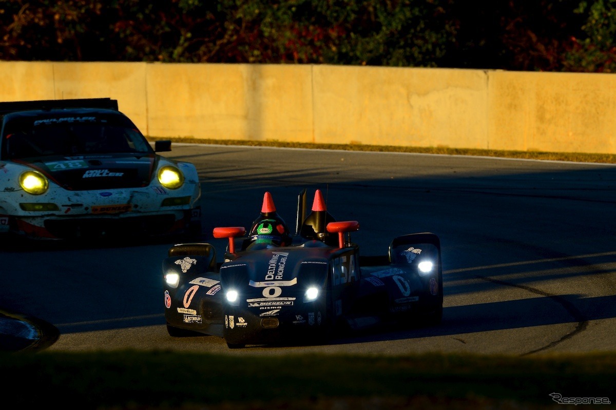 米ALMS最終戦でレース初完走、5位という結果を残した日産デルタウイング