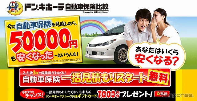 ドン・キホーテ 自動車保険比較