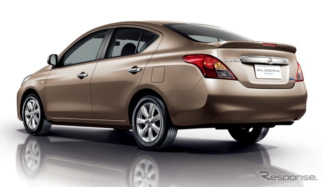 タイで生産されている日産アルメーラ（参考画像）