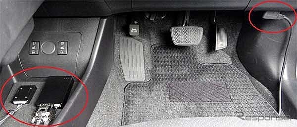 ZMP・OBD II/CAN-B（搭載例）