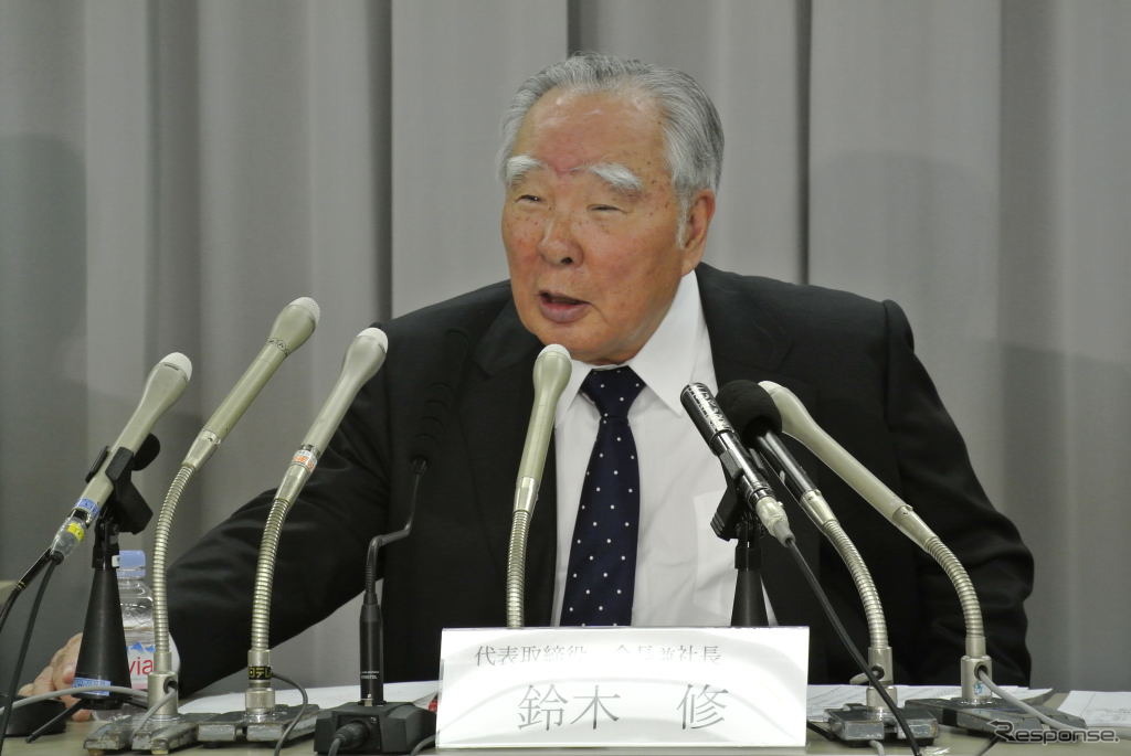 スズキ・鈴木修会長兼社長