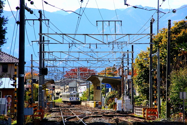 秩父鉄道 大野原駅付近