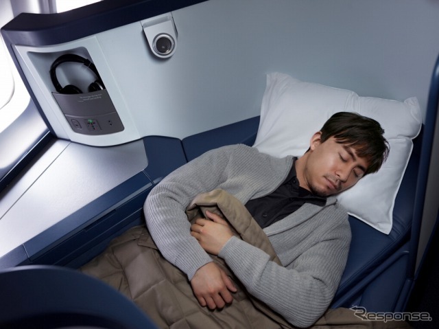 デルタ航空・ボーイング747-400型機の内装刷新