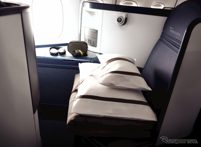 デルタ航空・ボーイング747-400型機の内装刷新