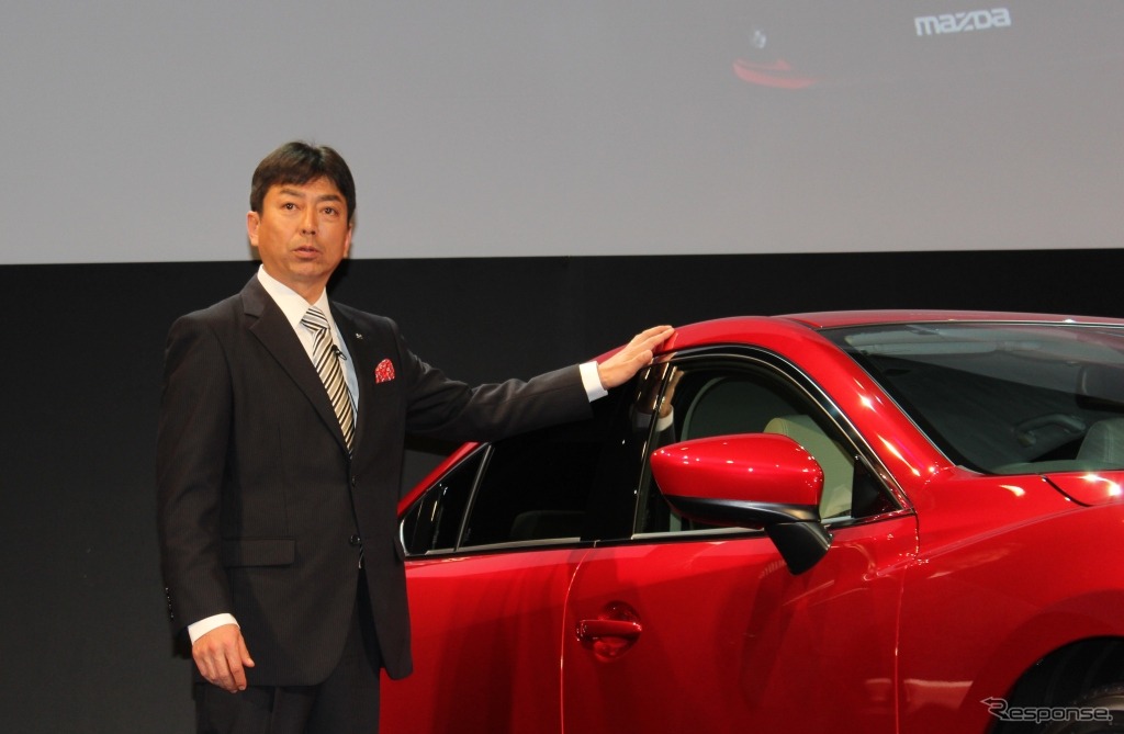マツダ商品本部新型アテンザ開発担当主査の梶山浩氏