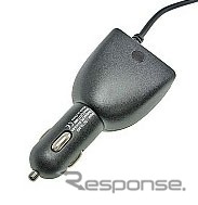 シガーソケット式スマートフォン充電ケーブル