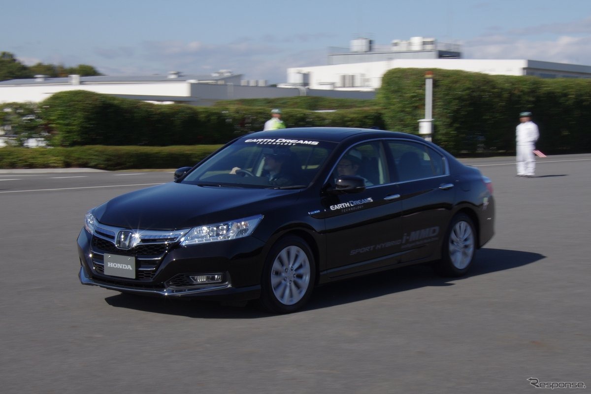 SPORT HYBRID i-MMD搭載の北米『アコード』試作車