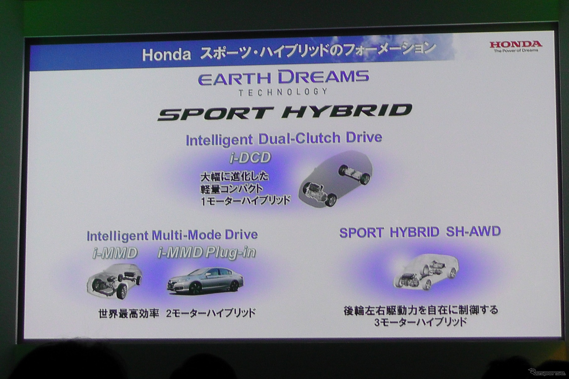 SPORT HYBRID i-MMD搭載の北米『アコード』試作車