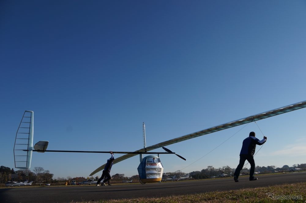 目標飛行距離120km、人力飛行機の世界記録に挑戦…ヤマハ有志チーム