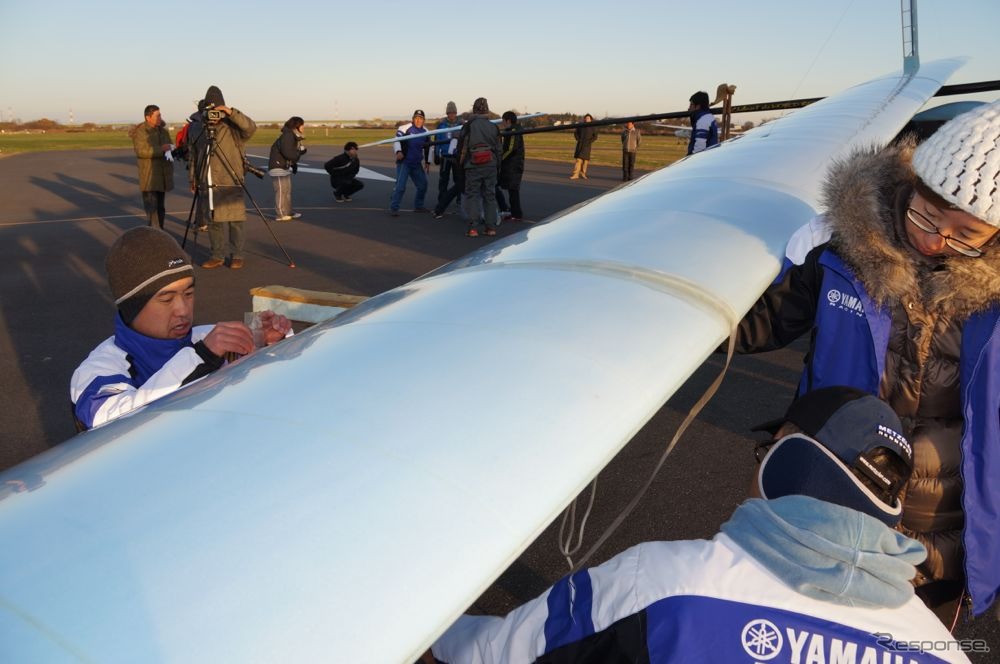 目標飛行距離120km、人力飛行機の世界記録に挑戦…ヤマハ有志チーム