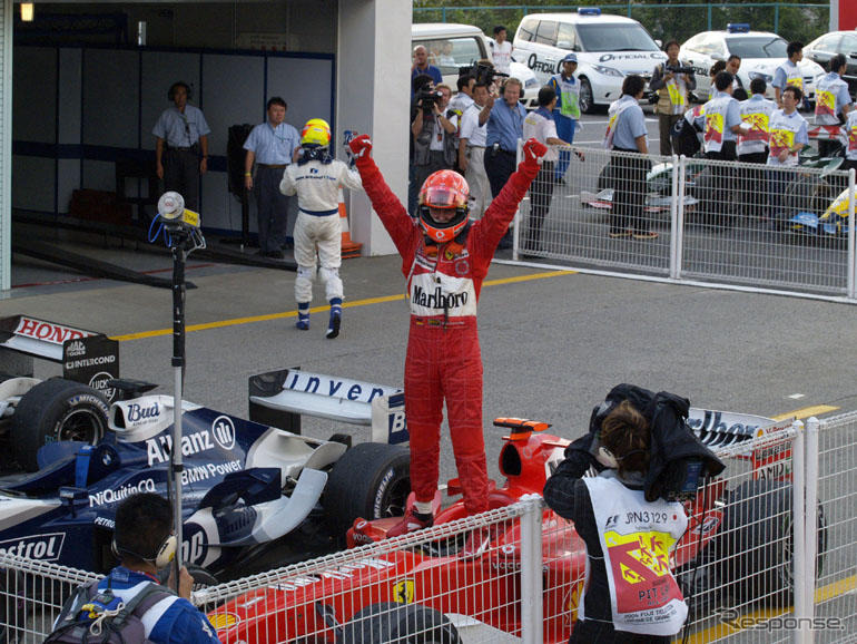 シューマッハ「世紀のスポーツマン」