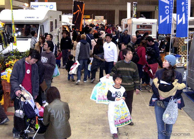 【キャンピング＆RVショー05】キャンピングカーで来れる、泊まれる