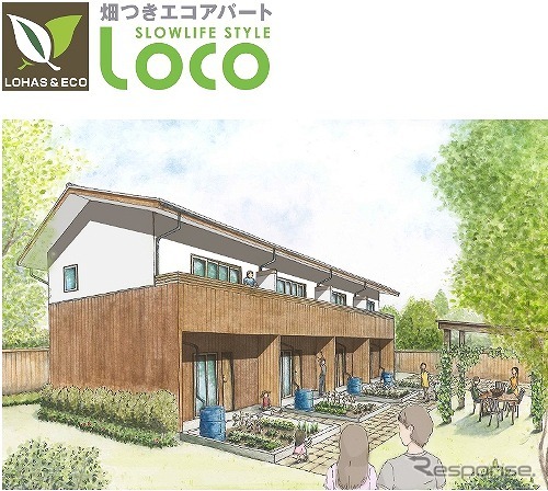 太陽光発電＆畑つき賃貸エコアパートが都心に誕生