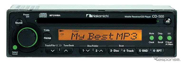 ナカミチ「CDシリーズ」の中級機『CD-500』を発売